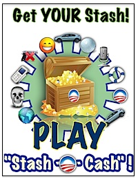 Stash-O-Cash!, the Obama slot machine!