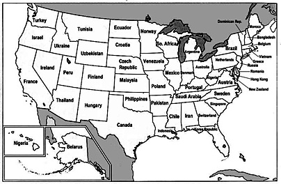 US States named by GDP
