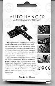 AUTO Hanger Packaging, Reverse