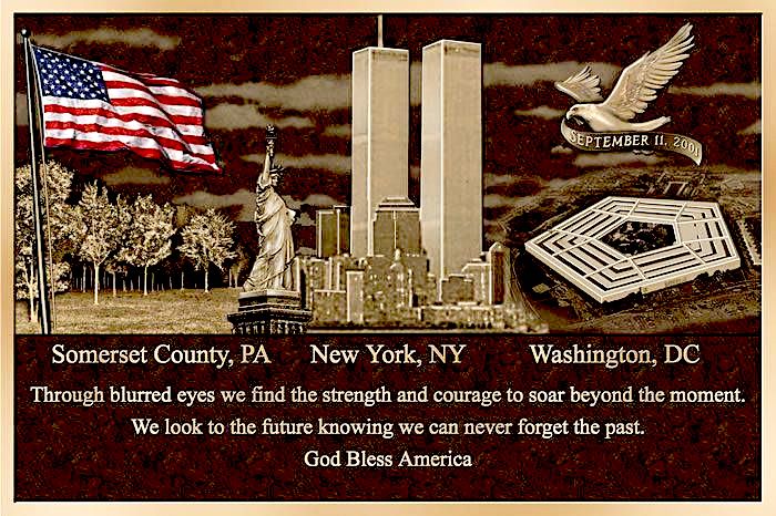 Sept. 11, 2001 - Never Forget NY, DC, and PA.