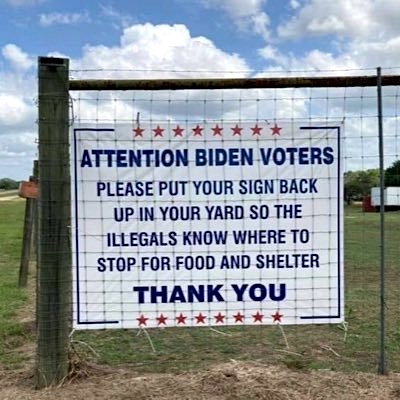 Let Illegal Aliens know you voted for Biden!