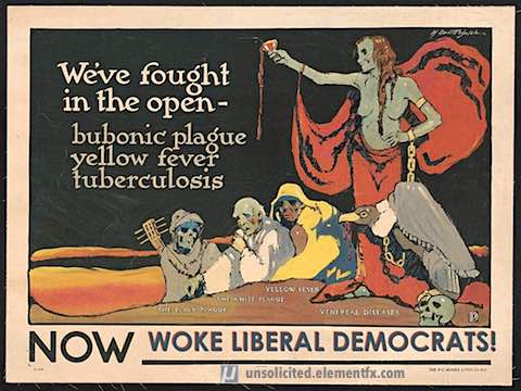 We fought disease in the open...now, we fight the disease of Liberalism!