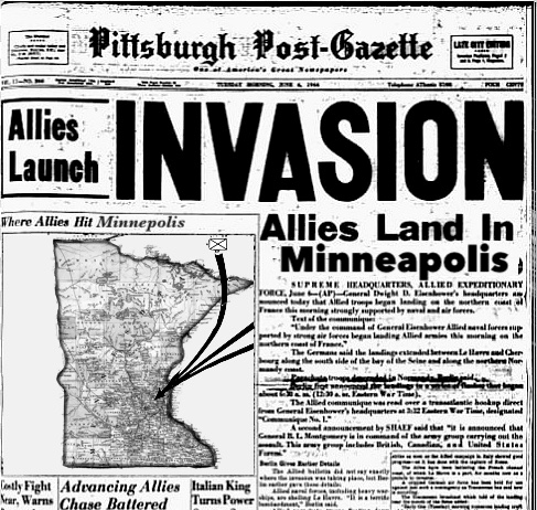 Headline: Allies Launch INVASION
