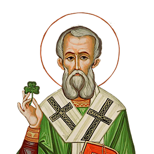 Saint Patrick with Shamrock